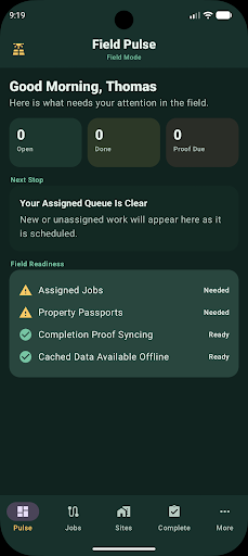 HelioCue - Solar Field Ops app screenshot