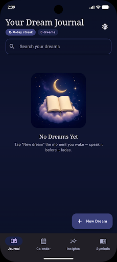 Oneiro - Dream Journal app screenshot