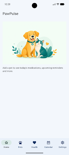 PawPulse - Pet Care Manager app screenshot